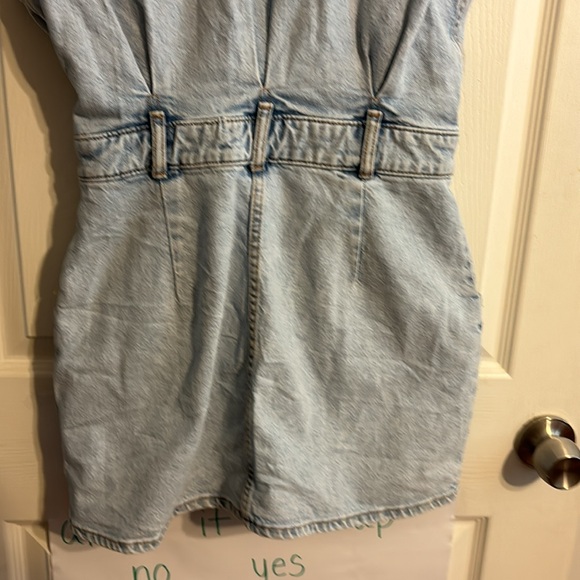 Zara Denim Mini Dress - Picture 9 of 10